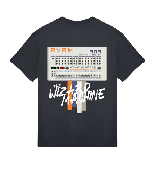 rvrm music - the 909 backprint (mens boxy tee)